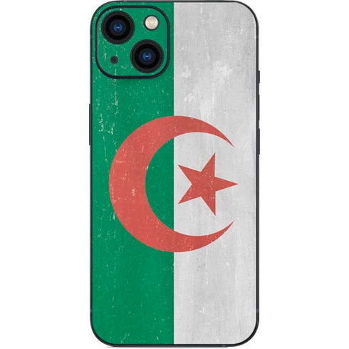 Algeria Flag Distressed iPhone 15 Skin